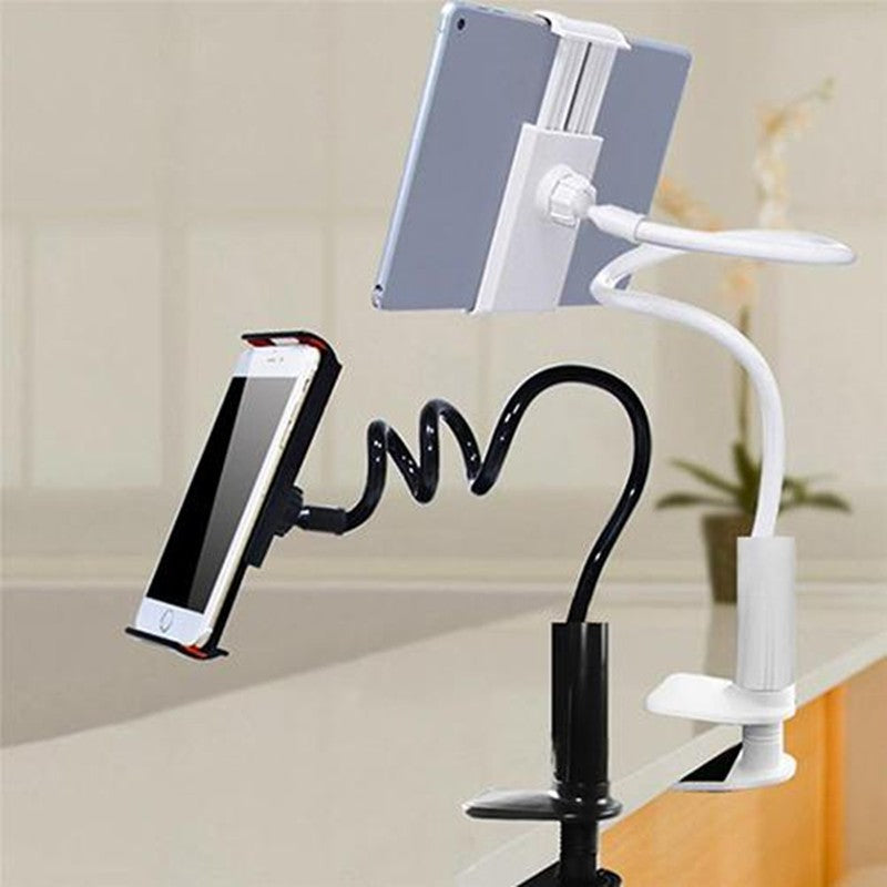 360° Flexible Spiral Phone & Tablet Holder – Lazy Mount Stand for Smartphones and Tablets
