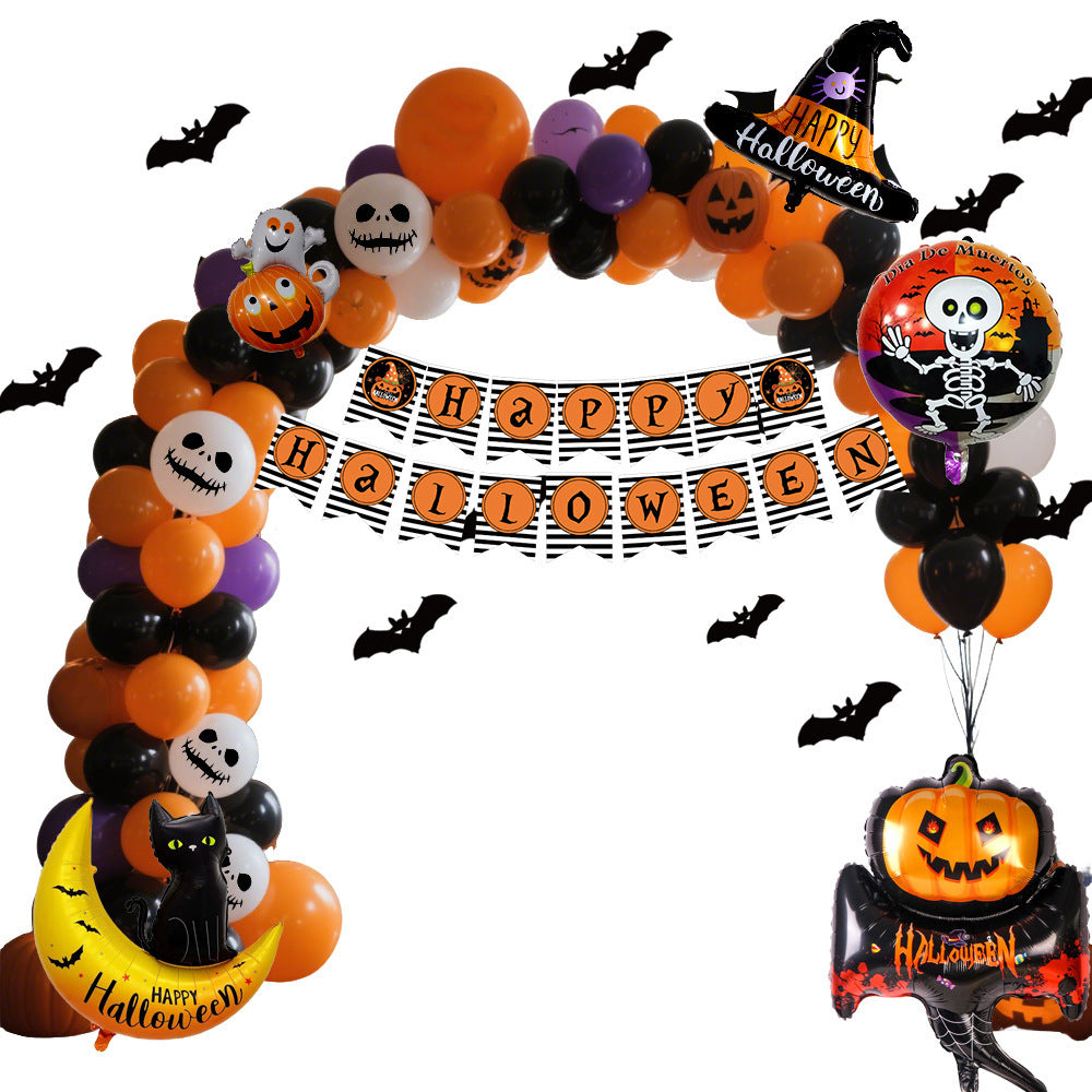 Halloween Hanging Flag Balloon Set