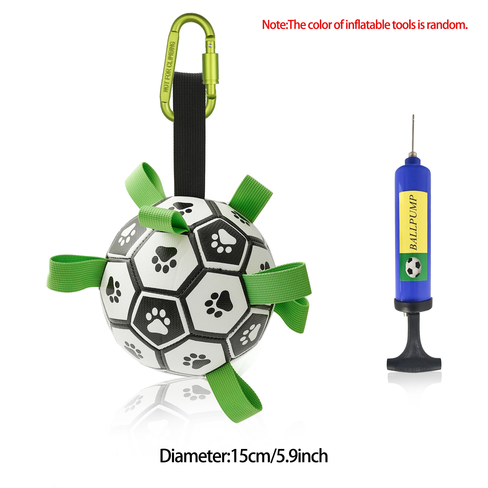 Interactive Dog Football Toy Soccer Ball Inflated
