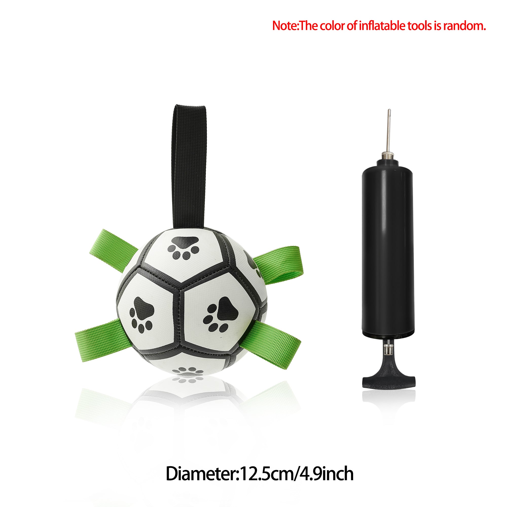 Interactive Dog Football Toy Soccer Ball Inflated