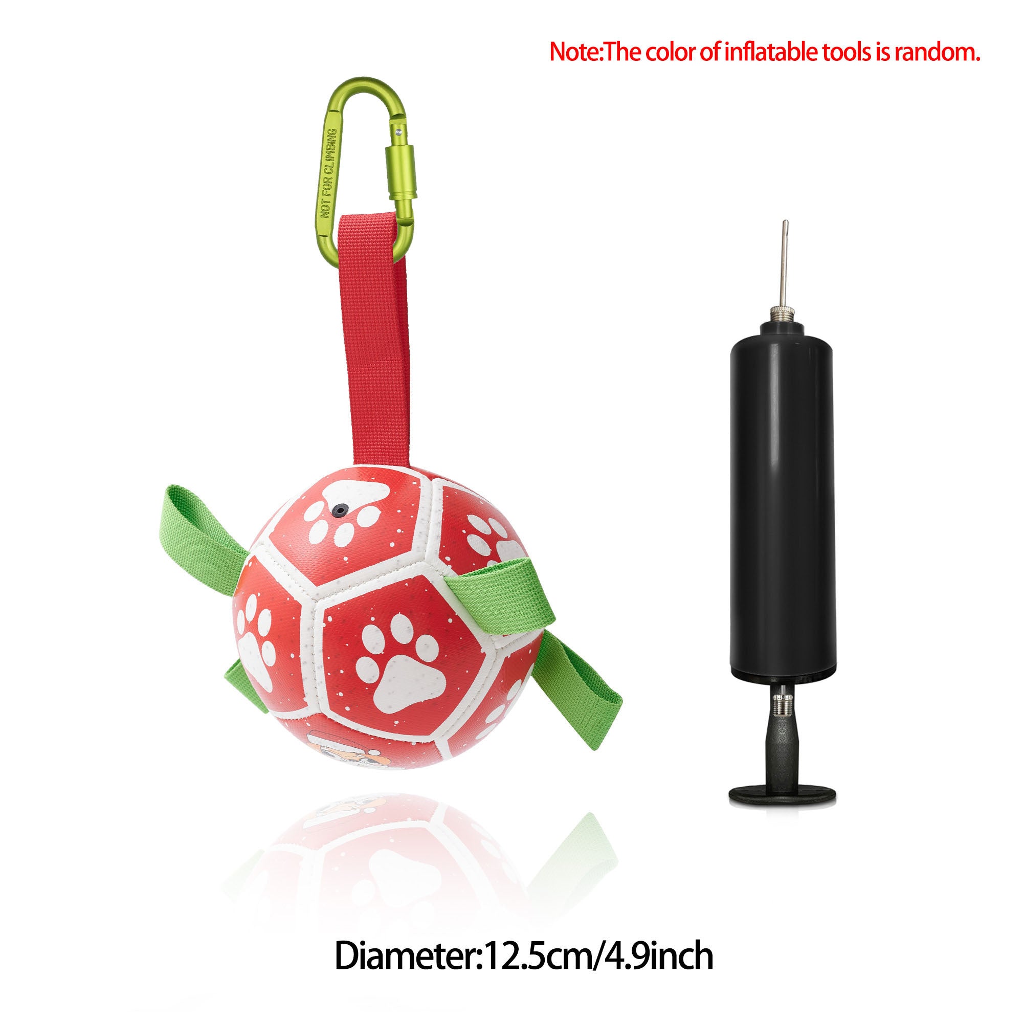 Interactive Dog Football Toy Soccer Ball Inflated