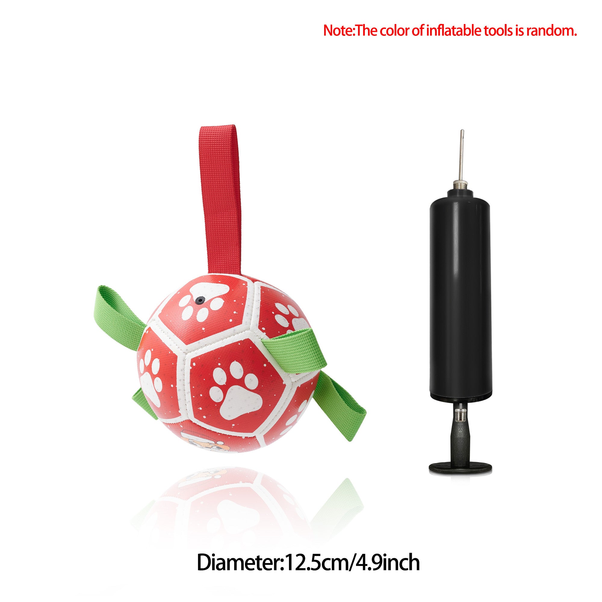 Interactive Dog Football Toy Soccer Ball Inflated