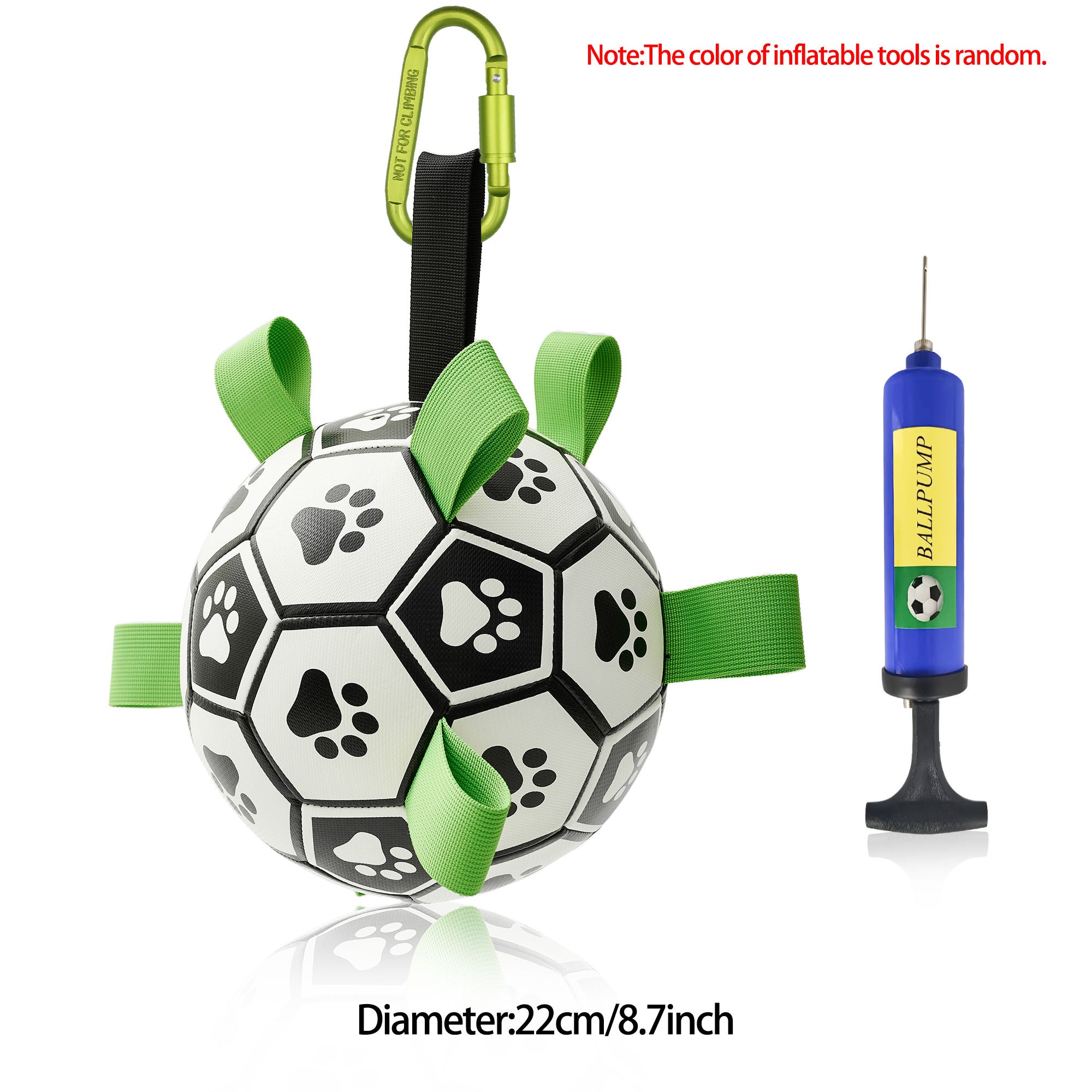 Interactive Dog Football Toy Soccer Ball Inflated
