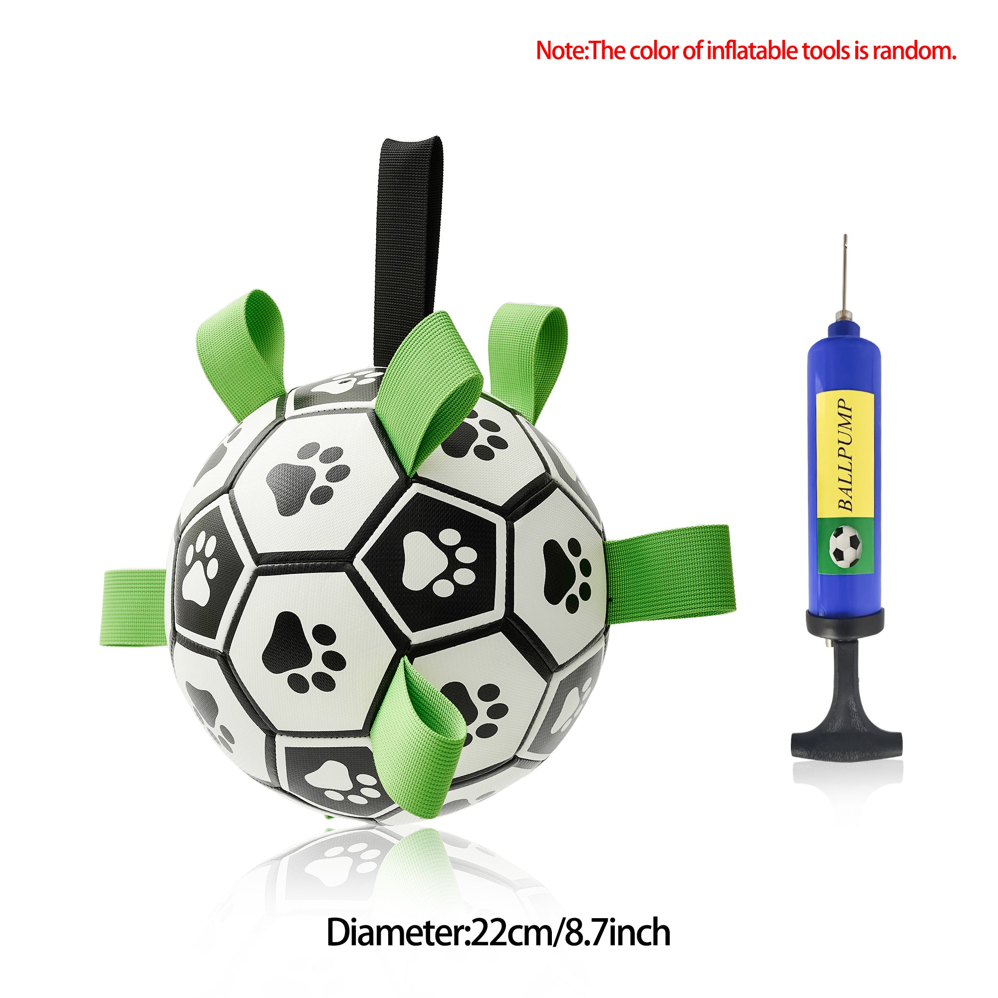 Interactive Dog Football Toy Soccer Ball Inflated