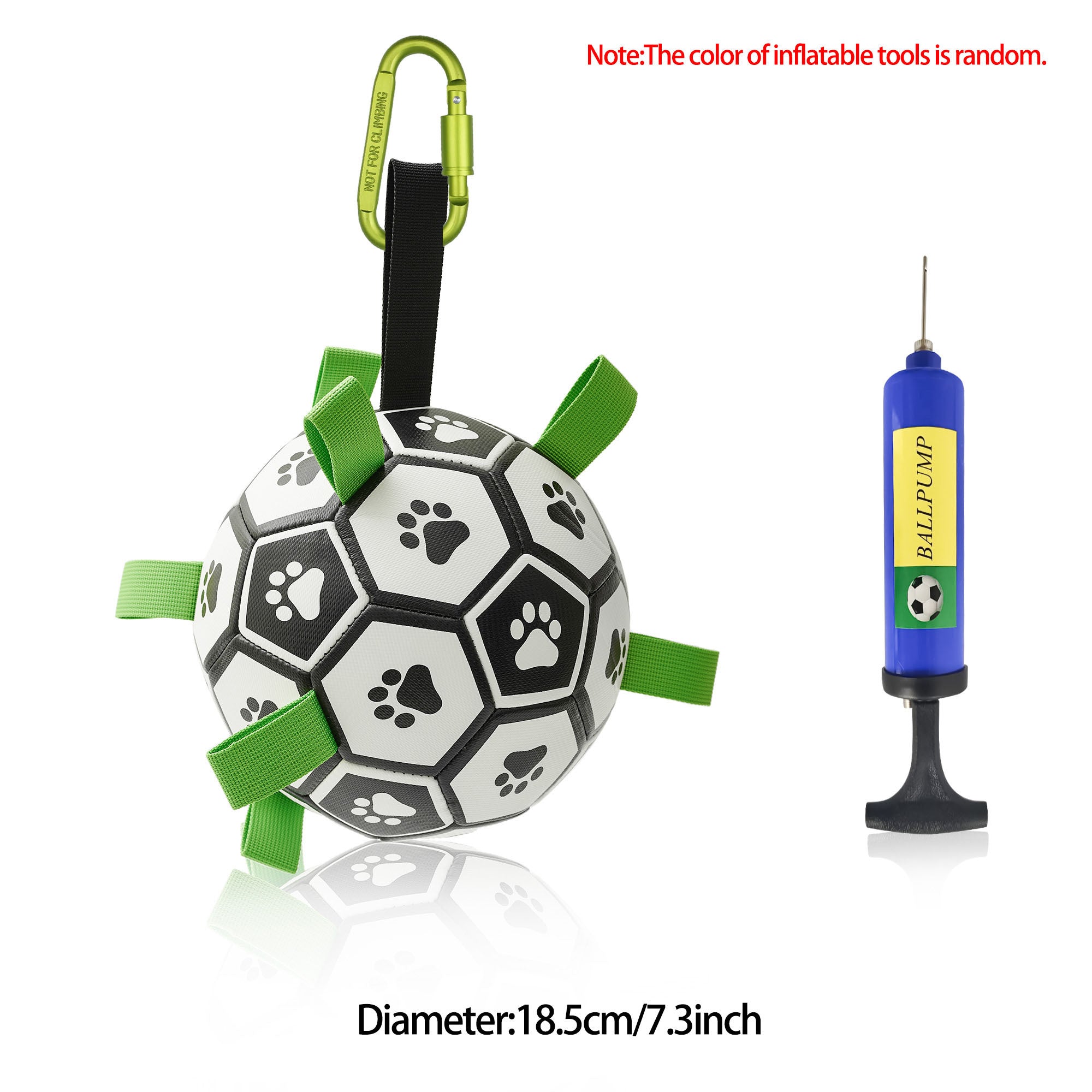 Interactive Dog Football Toy Soccer Ball Inflated