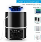 USB Electric UV Mosquito Killer Lamp – Indoor & Outdoor Bug Zapper Trap