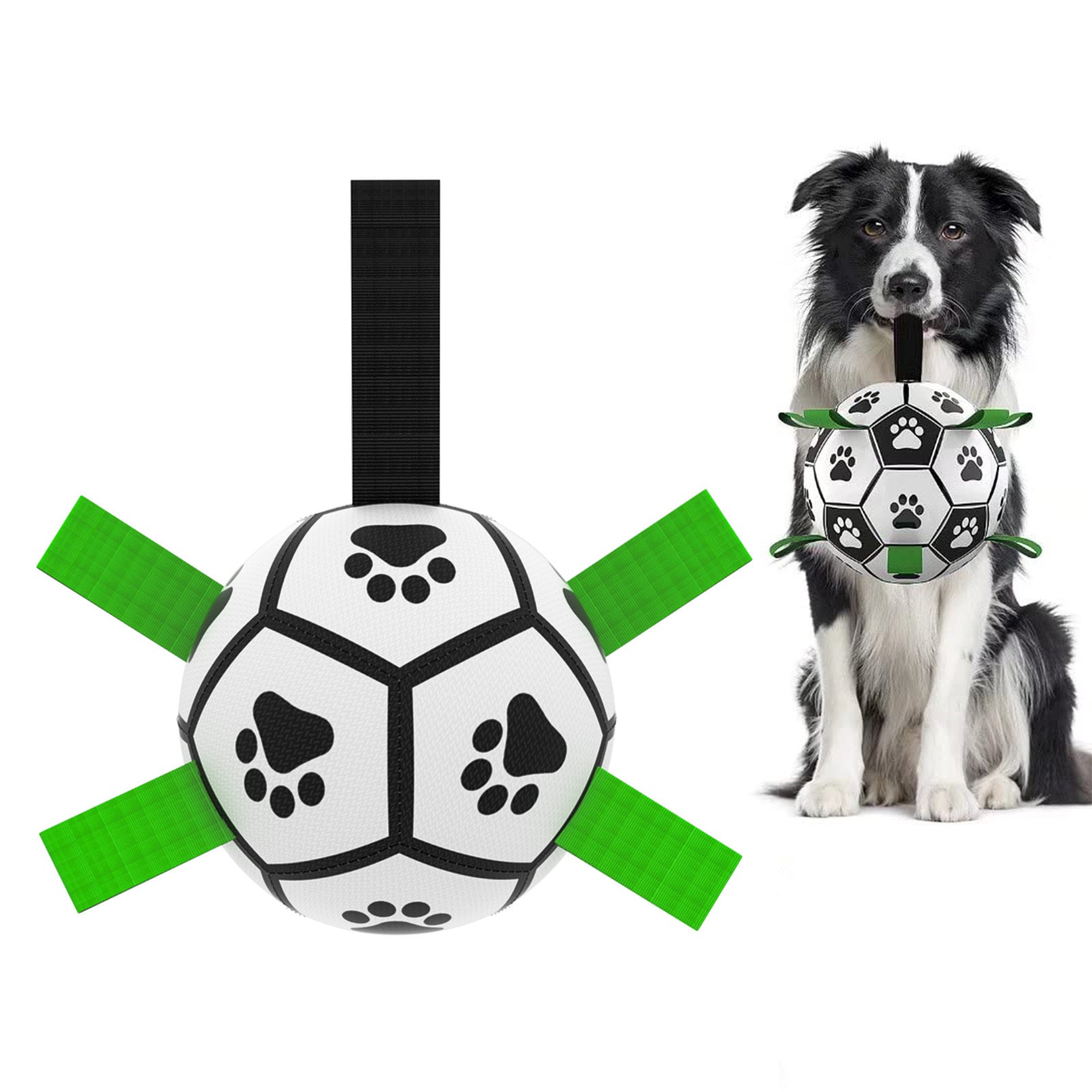 Interactive Dog Football Toy Soccer Ball Inflated