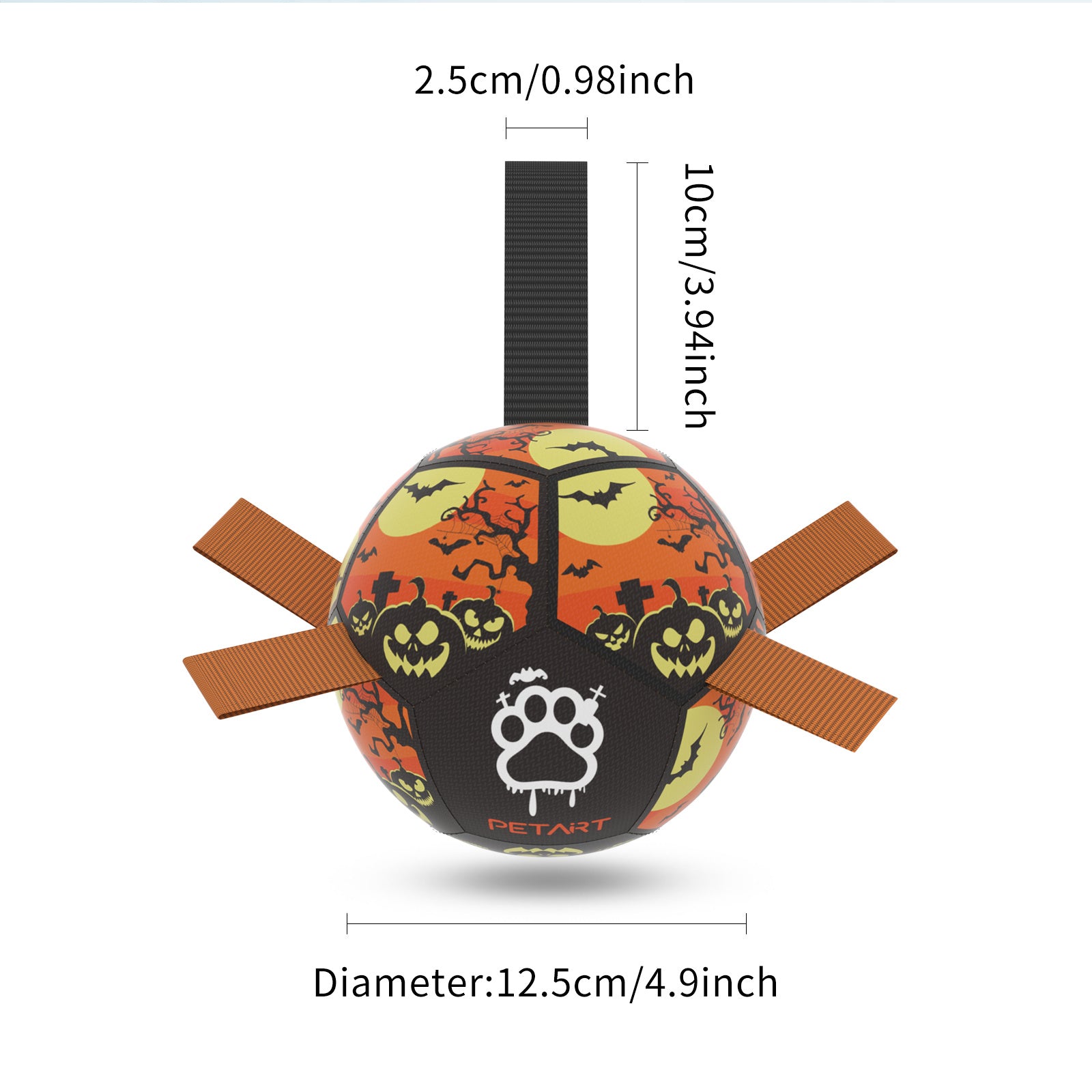 Interactive Dog Football Toy Soccer Ball Inflated