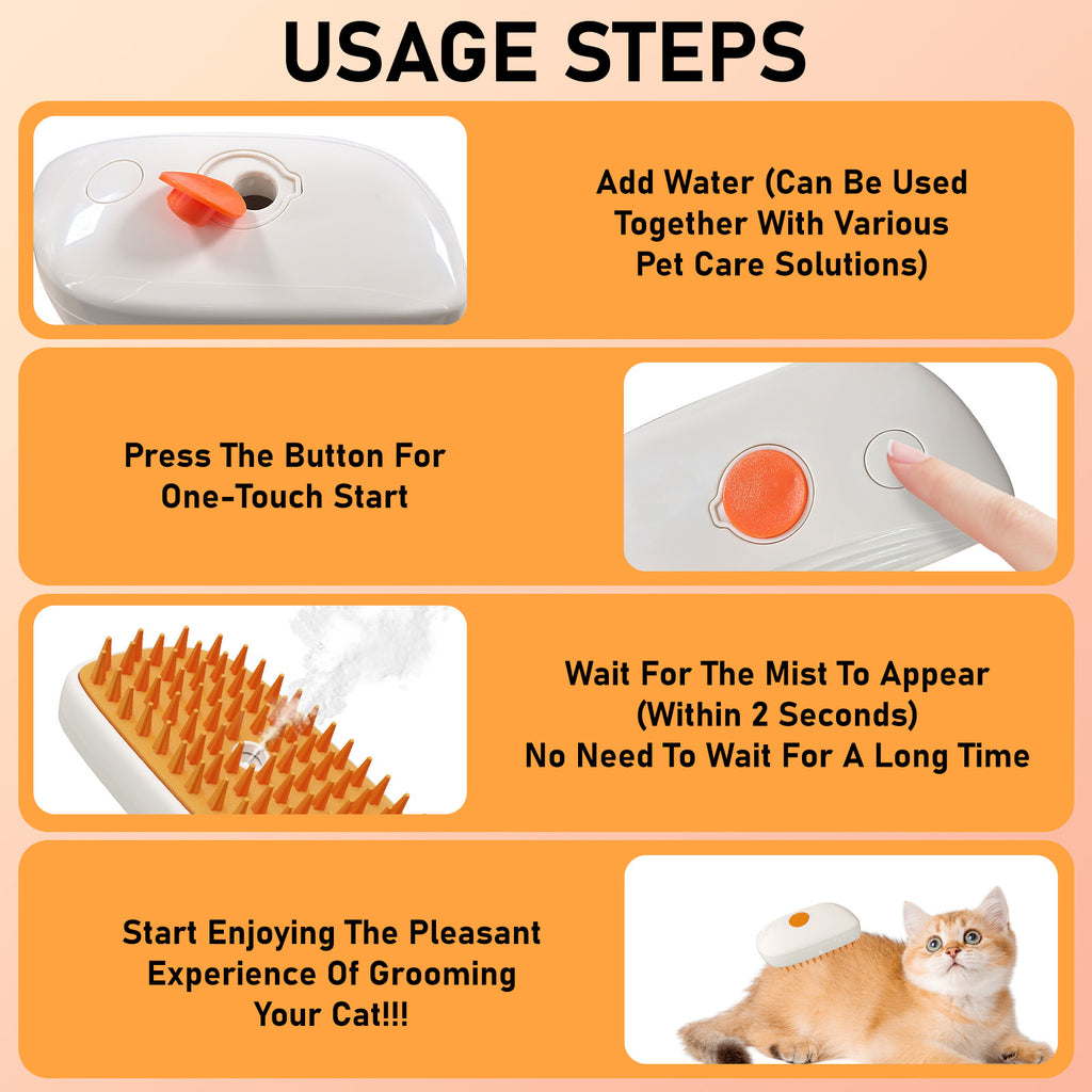 4 in 1 Cat Anti-Static Grooming Comb
