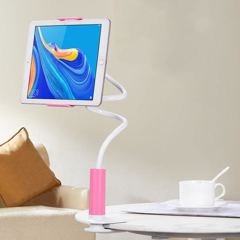 360° Flexible Spiral Phone & Tablet Holder – Lazy Mount Stand for Smartphones and Tablets
