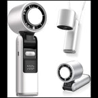 Portable Handheld Mini Fan – Adjustable Speed, Foldable, Rechargeable with Night Light