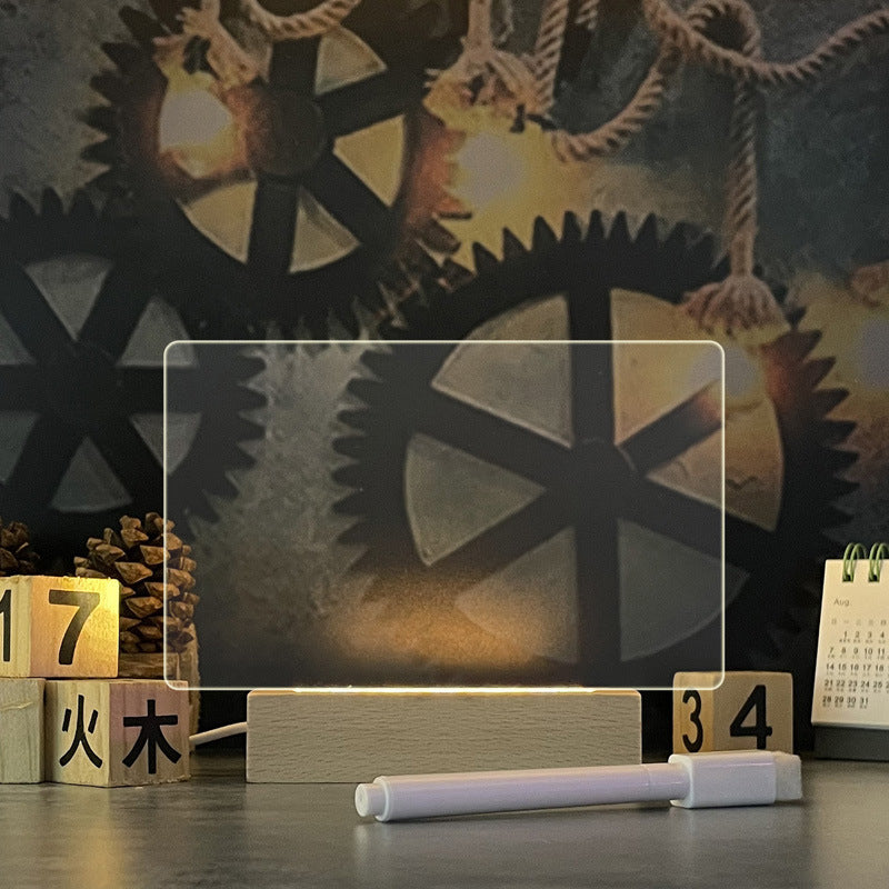 Creative Led Night Light Message Board