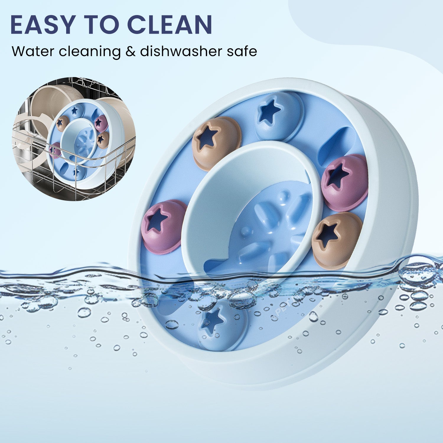 PETMARVEL Interactive Dog Puzzle Toy – Level 1-3 Mental Stimulation Slow Feeder Training Game for Dogs