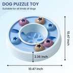 PETMARVEL Interactive Dog Puzzle Toy – Level 1-3 Mental Stimulation Slow Feeder Training Game for Dogs