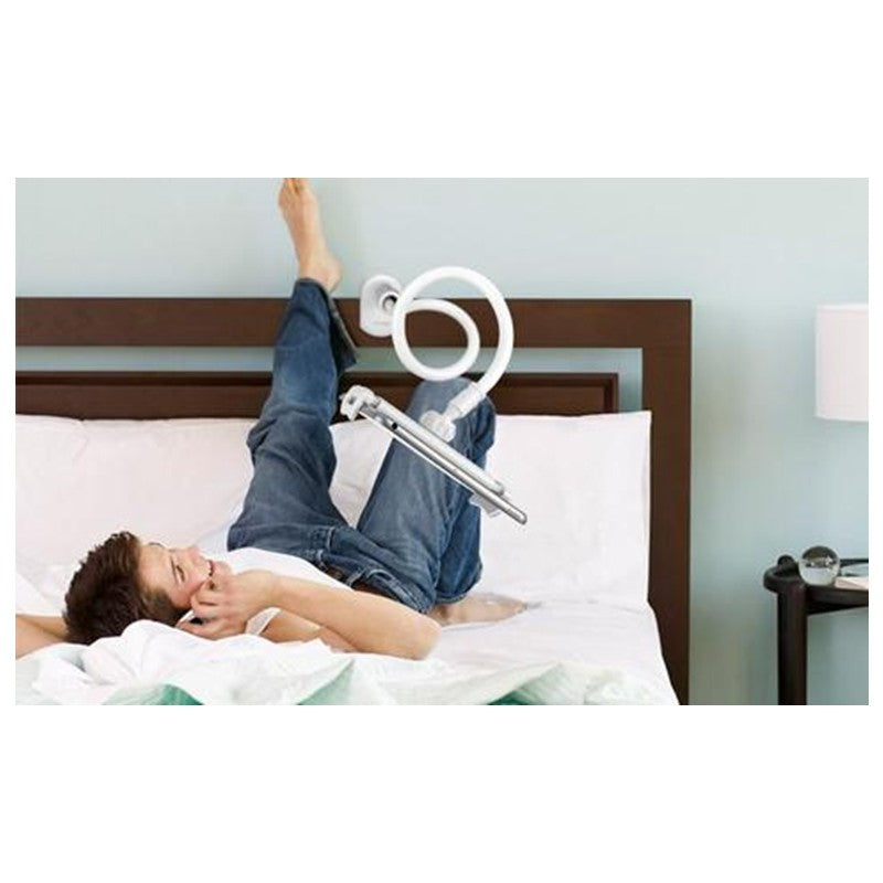 360° Flexible Spiral Phone & Tablet Holder – Lazy Mount Stand for Smartphones and Tablets