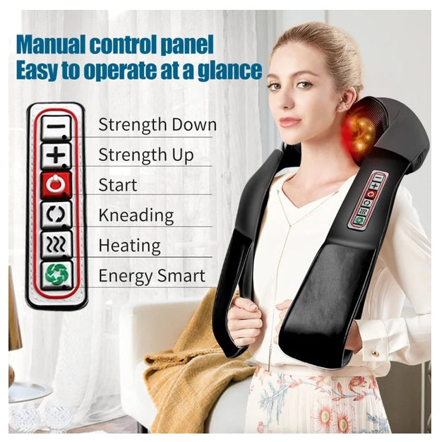 Back Neck And Shoulder Massager With Deap Heat
