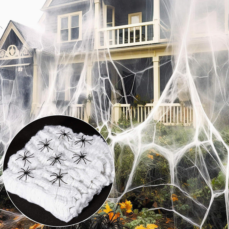 Halloween Decoration Cotton Spider Web