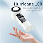 Portable Handheld Mini Fan – Adjustable Speed, Foldable, Rechargeable with Night Light