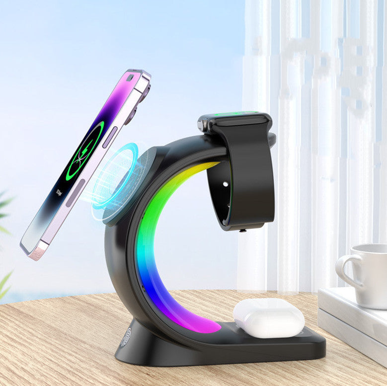4 in 1 RGB Magnetic Wireless Charger