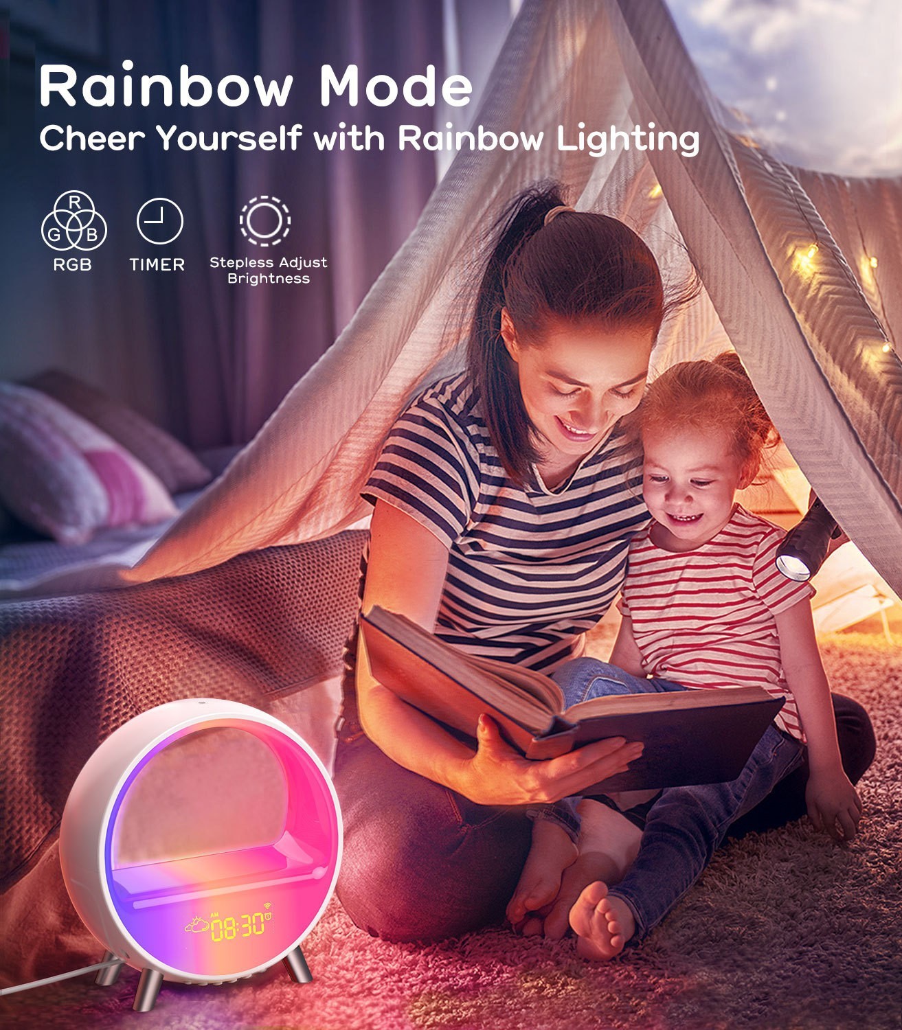 Smart Lamp Bluetooth Speaker and smart wireless charger