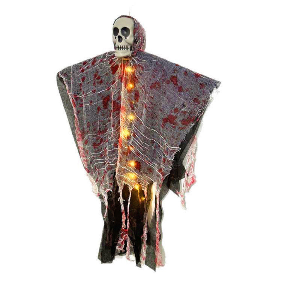 Halloween Decoration Blood-dyed Luminous Skull