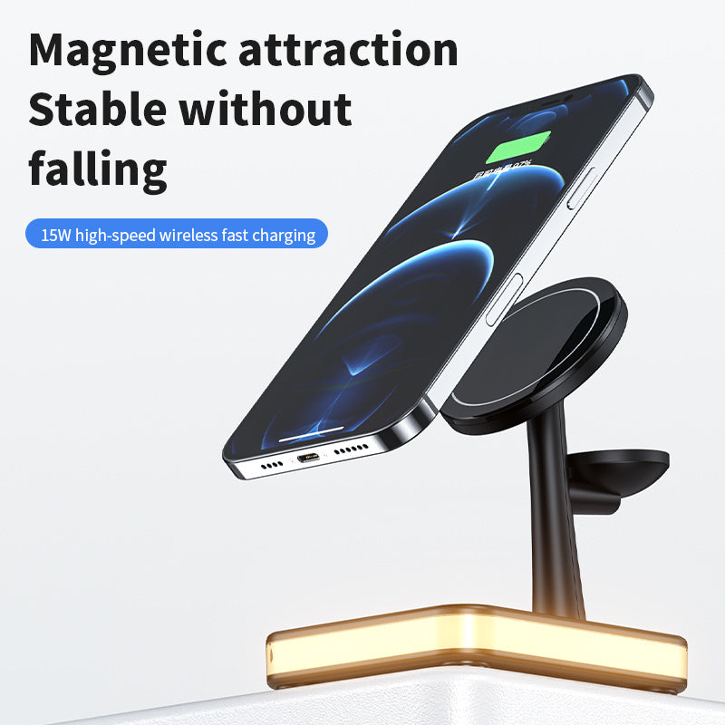 4 in 1 Magnetic Wireless Fast Charger Stand