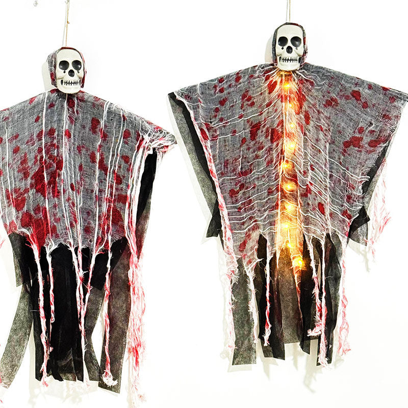 Halloween Decoration Blood-dyed Luminous Skull