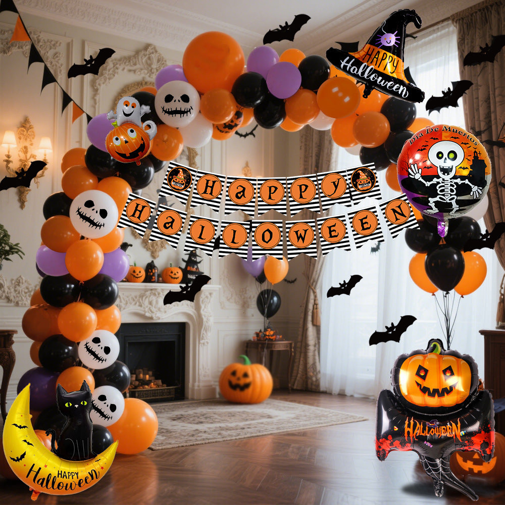 Halloween Hanging Flag Balloon Set