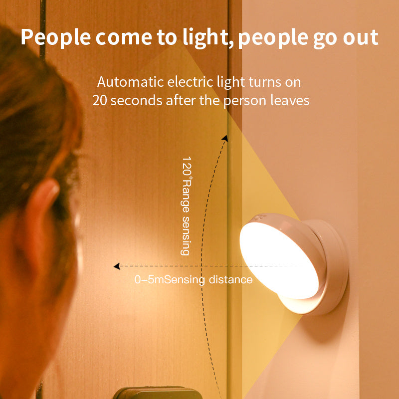 Rotating Human Body Sensor Corridor Light