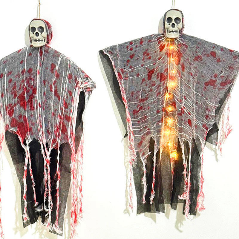 Halloween Decoration Blood-dyed Luminous Skull