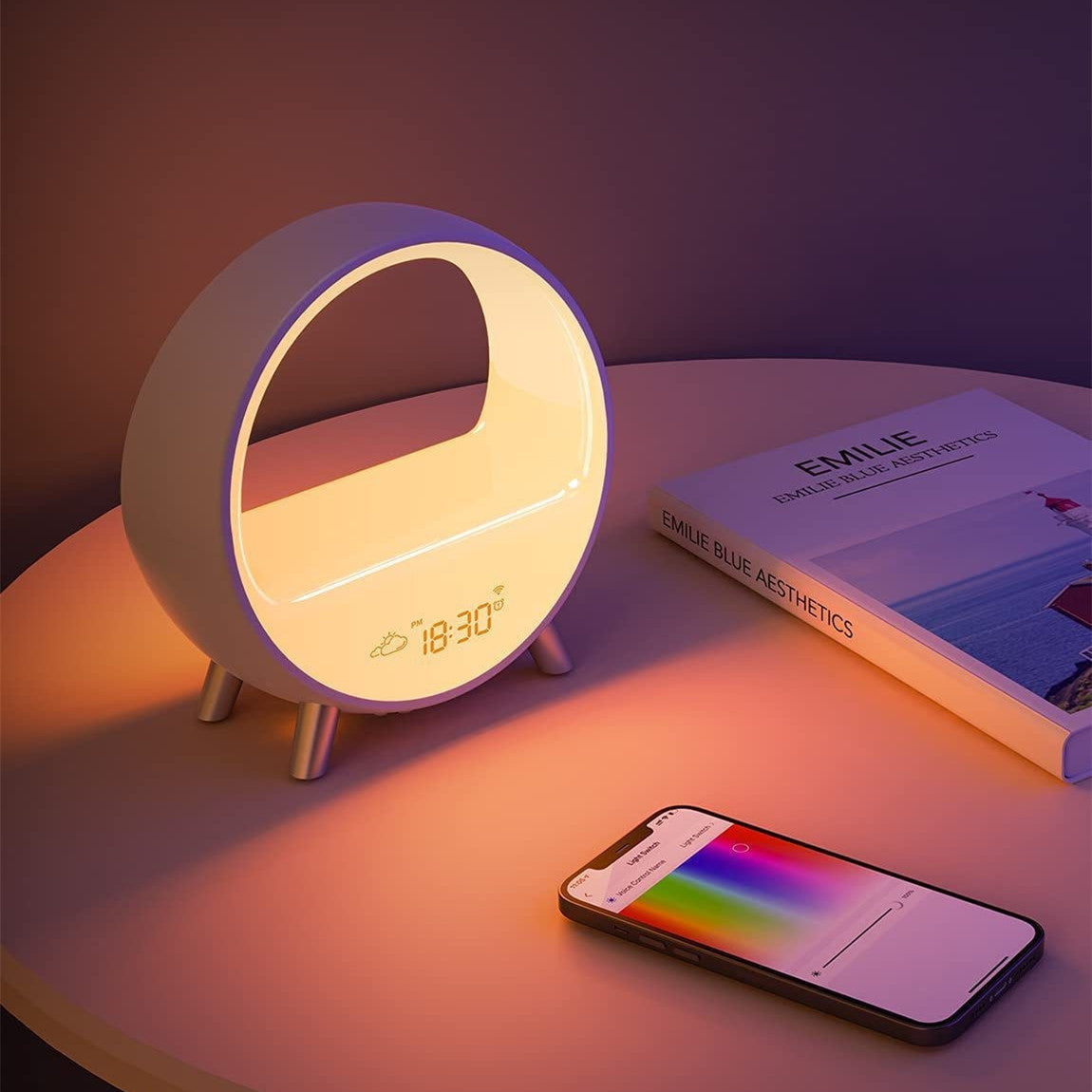 Smart Lamp Bluetooth Speaker and smart wireless charger