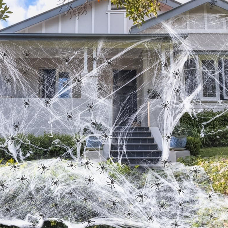 Halloween Decoration Cotton Spider Web