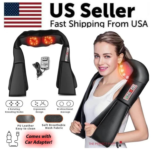 Back Neck And Shoulder Massager With Deap Heat