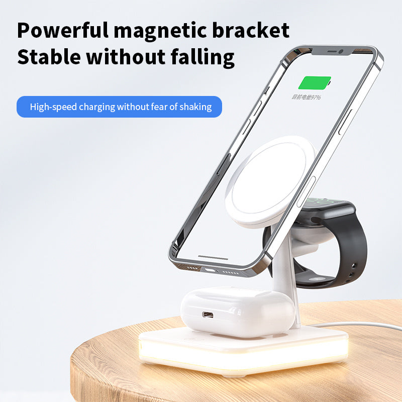 4 in 1 Magnetic Wireless Fast Charger Stand