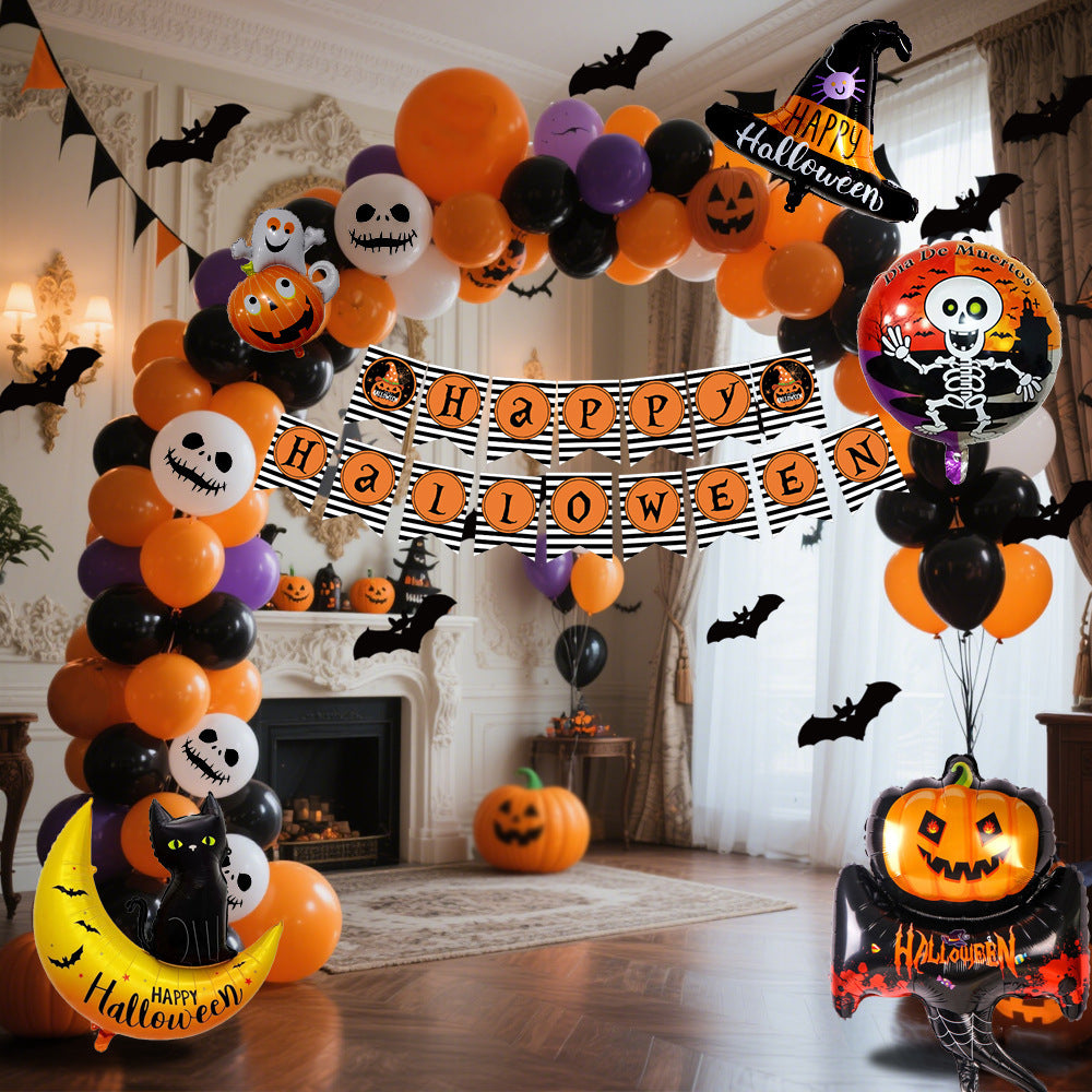 Halloween Hanging Flag Balloon Set