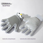 2-in-1 Pet Grooming Glove for Cats & Dogs – Double-Sided Hair Removal & Gentle Massage Brush