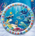 Cooling Pet Water Bed Cushion Ice Pad – Summer Comfort Sleeping Round Mat for Cats & Dogs
