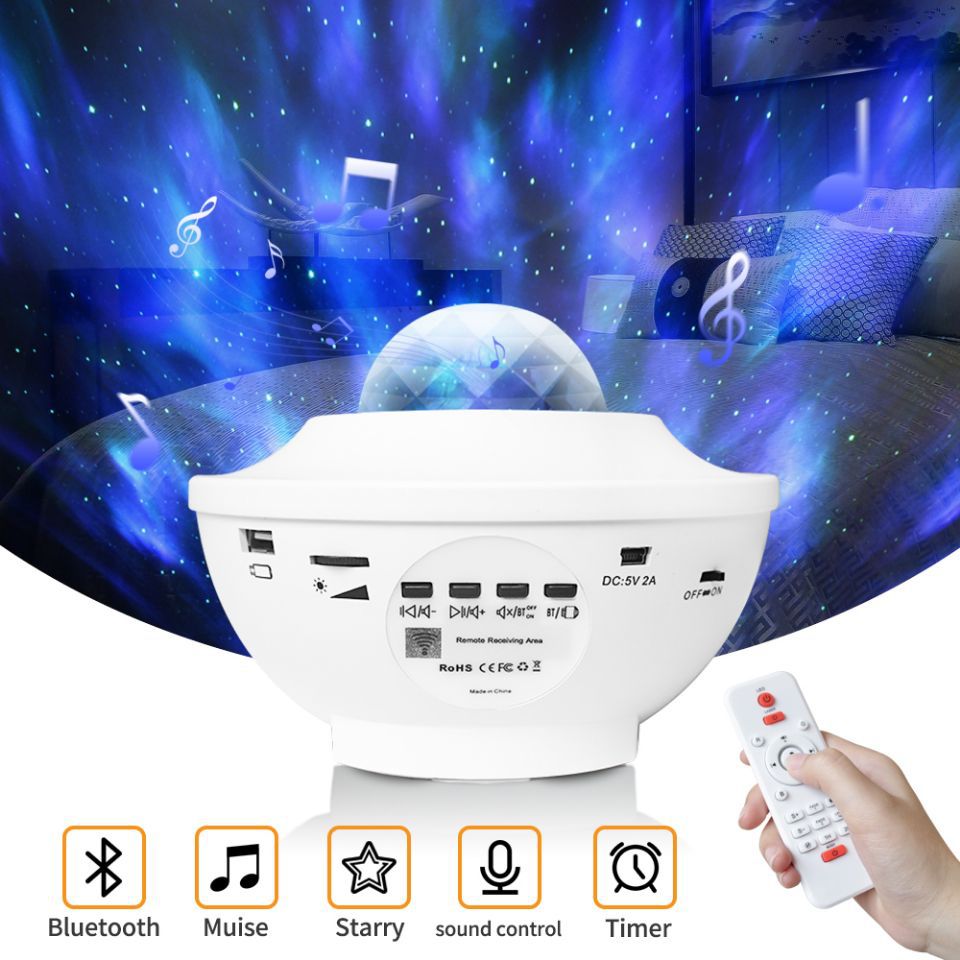 USB LED Night Light with Music Player – Touch-Control Mood Lamp