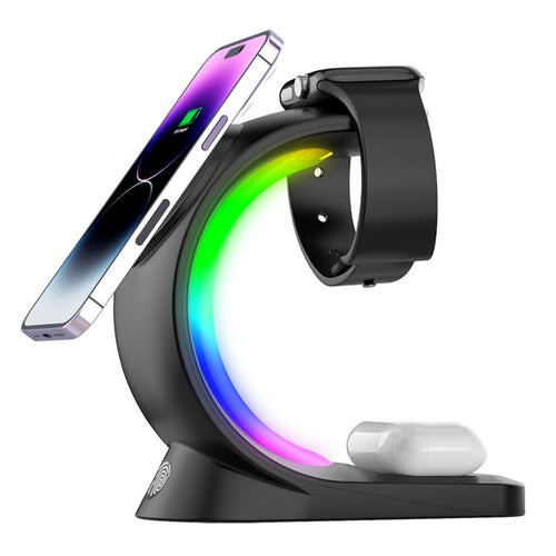 4 in 1 RGB Magnetic Wireless Charger