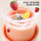 Portable USB Electric Juicer & Blender – Wireless Fruit Mixer & Ice Crusher Cup