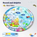 Cooling Pet Water Bed Cushion Ice Pad – Summer Comfort Sleeping Round Mat for Cats & Dogs