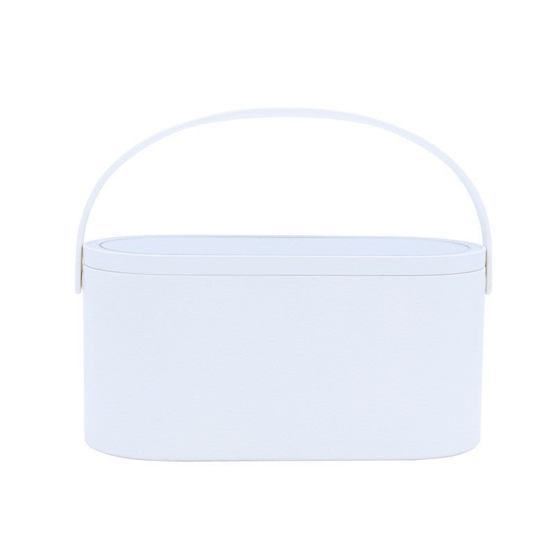 Led Light Storage Box Multi-Functional Creative Storage Box Makeup Mirror Satchel Satchel Fill-In Light Beauty European Dressing Table