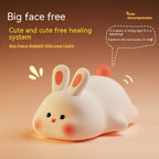 Silicone Rabbit LED Night Light – Touch Sensor Lamp