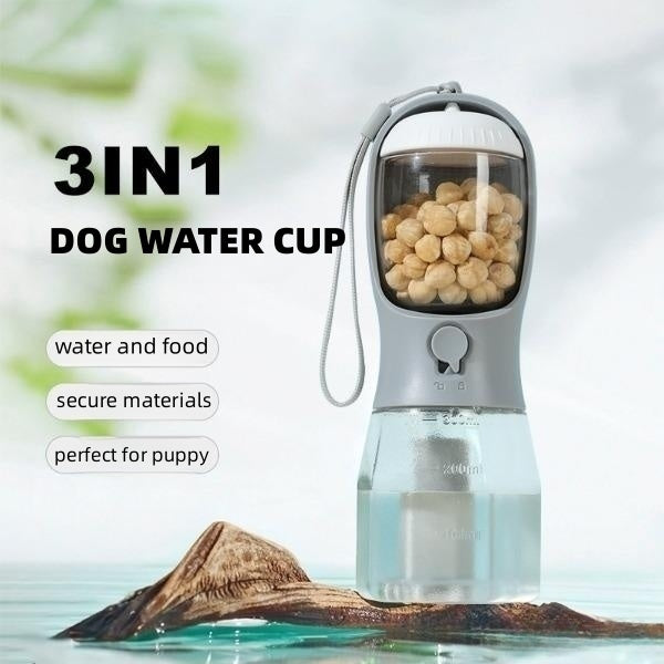 Dog Water Cup Drinking Food Bag