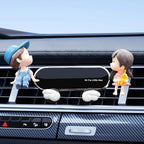 Cute Cartoon Car Mobile Phone Holder – Adjustable Air Vent & Dashboard Mount