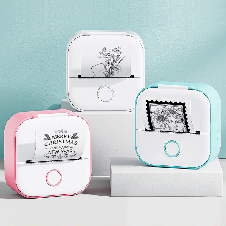 Portable Mini Thermal Label Printer – Bluetooth Photo & Note Printer for Home, School, and Price Tags