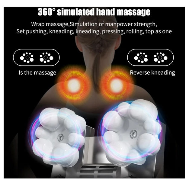 Back Neck And Shoulder Massager With Deap Heat