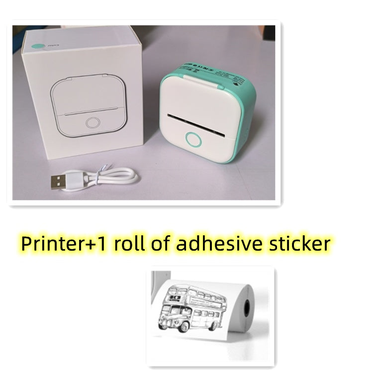 Portable Mini Thermal Label Printer – Bluetooth Photo & Note Printer for Home, School, and Price Tags