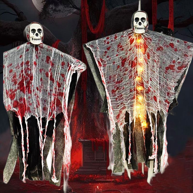 Halloween Decoration Blood-dyed Luminous Skull