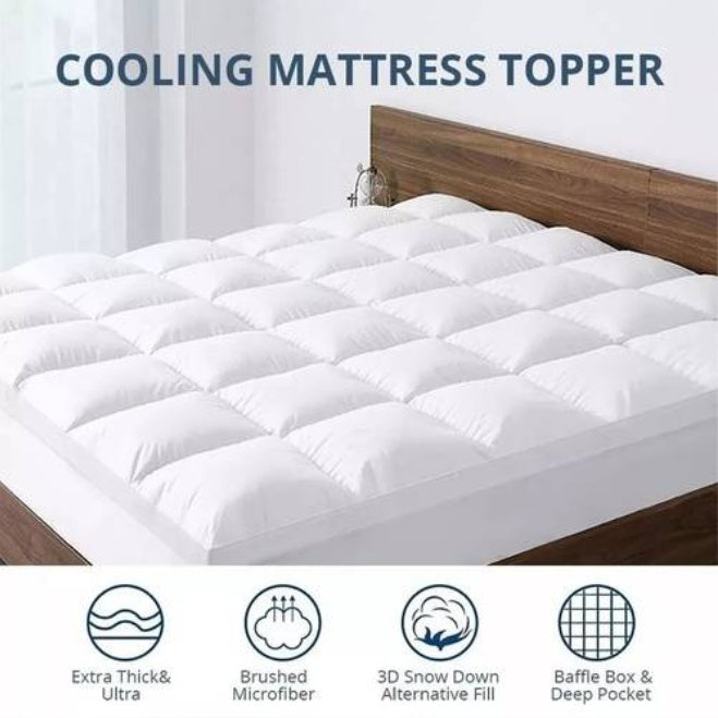 Cooling Memory Foam Mattress Topper